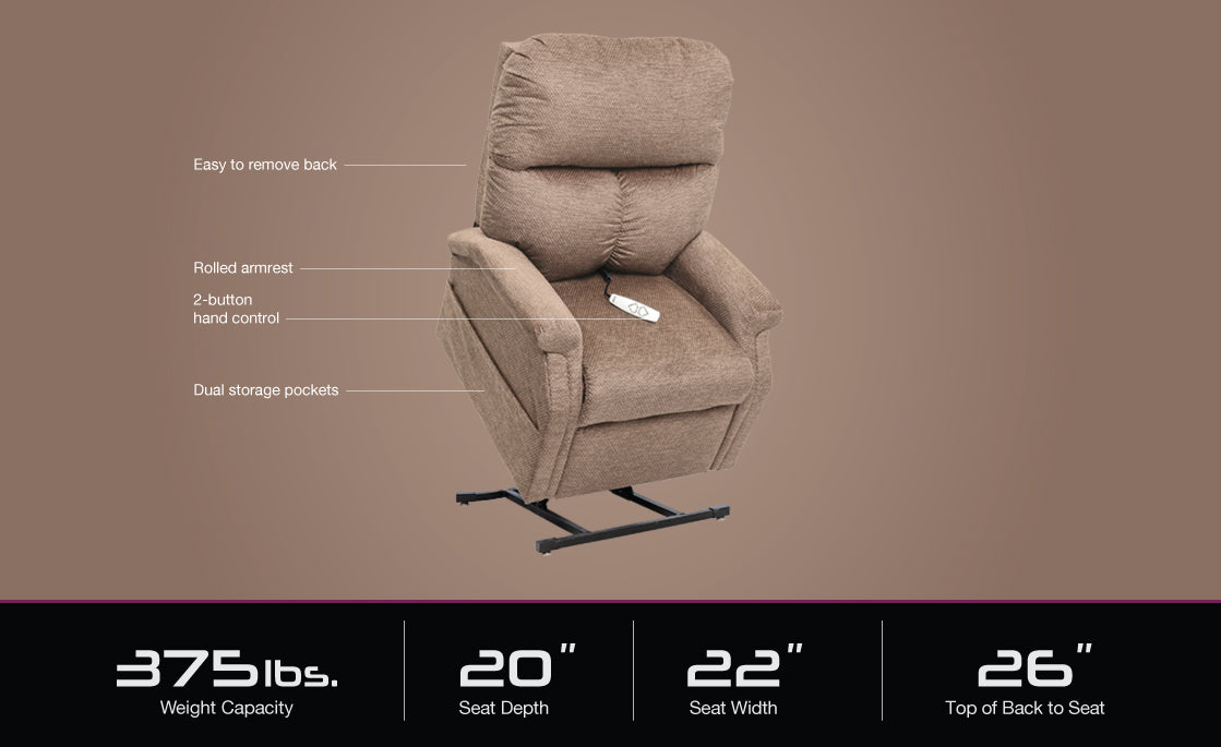 Electric seat lift chair 3 positions