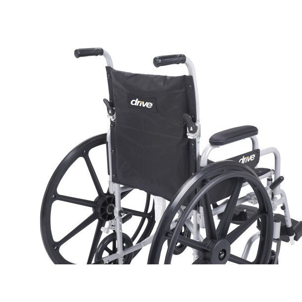 Poly-Fly High Strength, Lightweight Wheelchair/Flyweight Transport Chair Combo