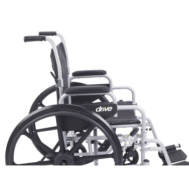 Poly-Fly High Strength, Lightweight Wheelchair/Flyweight Transport Chair Combo