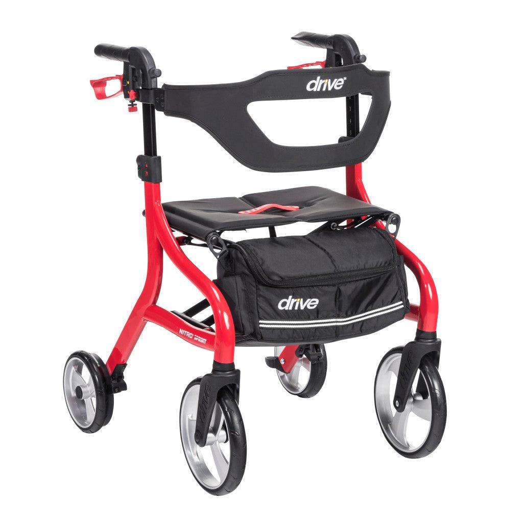 Nitro Sprint Rollator Red