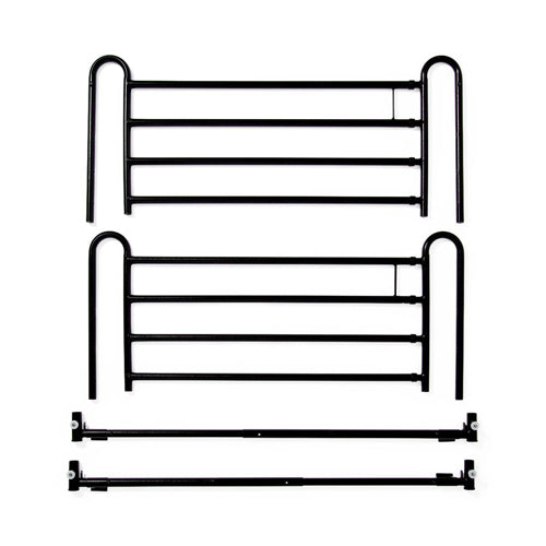 Standard Telescoping Full-Length Side Rail, Brown-Vein Finish Home Care Hospital Beds