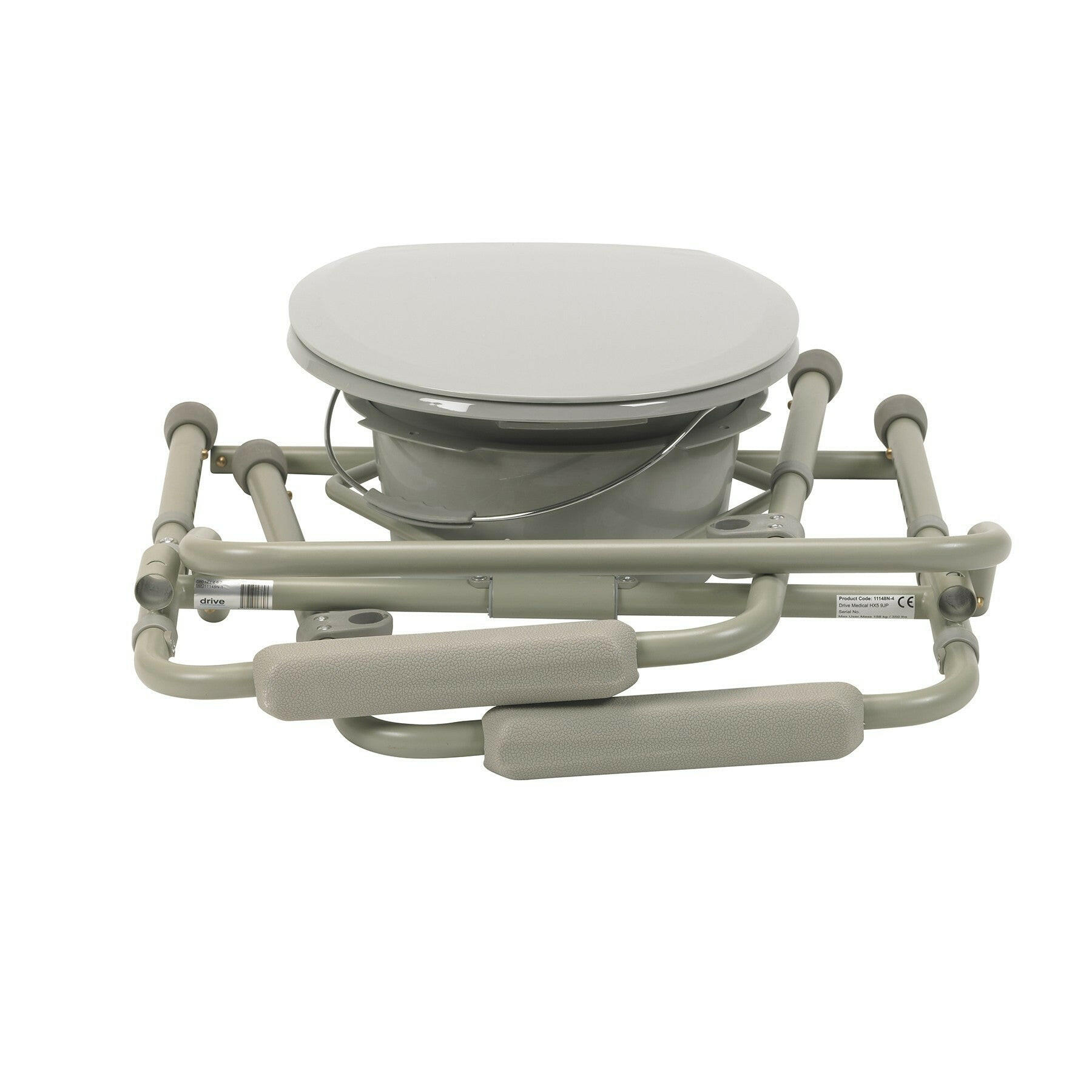 Folding Steel Commode