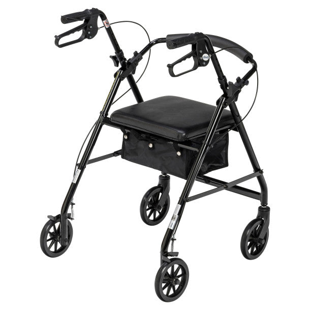 Aluminum Rollator, 6" Casters (DRIVE)