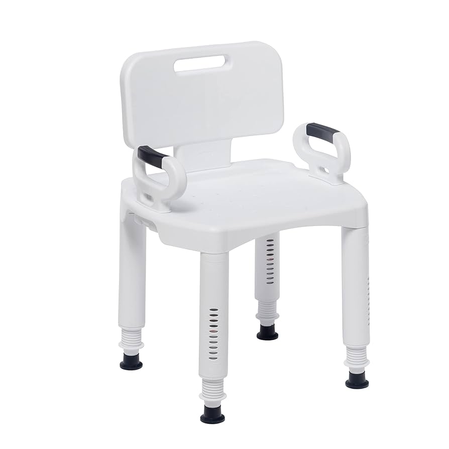 Premium Series Shower Chair with Back and Arms