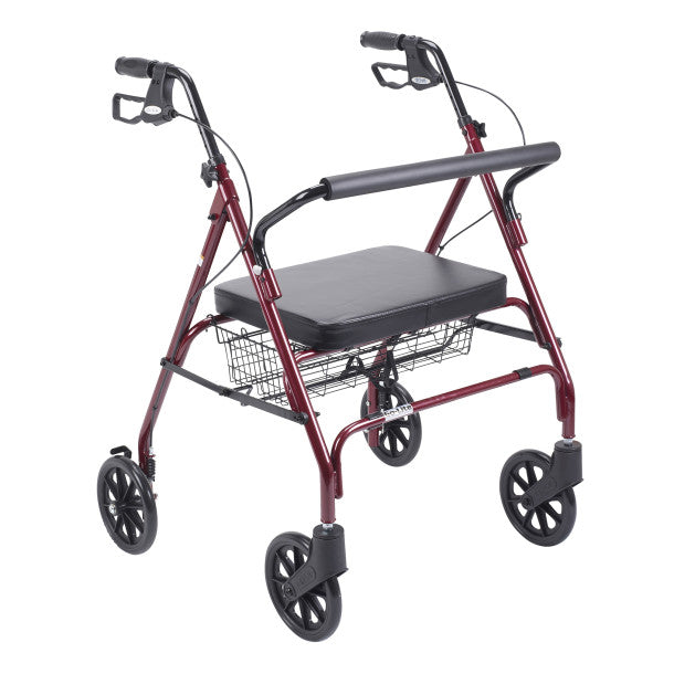 Go-Lite Bariatric Steel Rollator (DRIVE)  10215RD-1