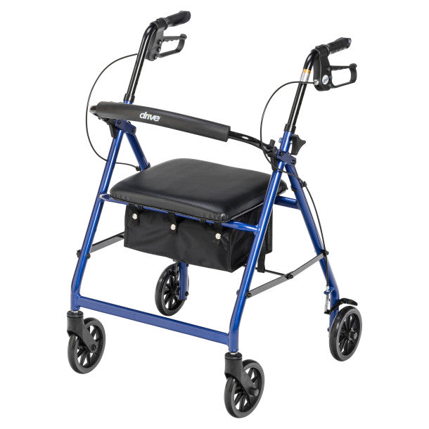 Aluminum Rollator, 6" Casters