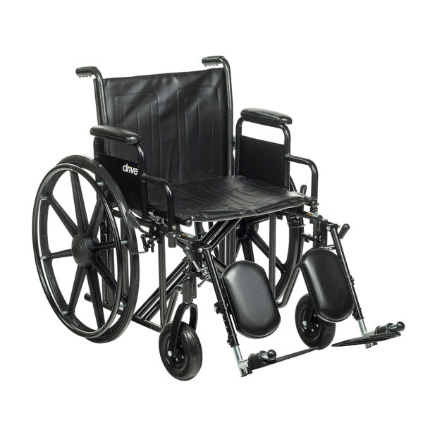 Bariatric Sentra EC Heavy-Duty Wheelchair 22 inches