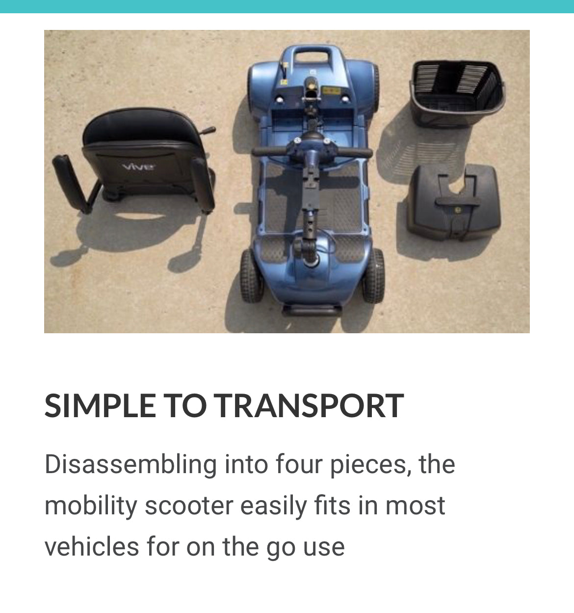 (Mobility 4 Wheels Scooter)