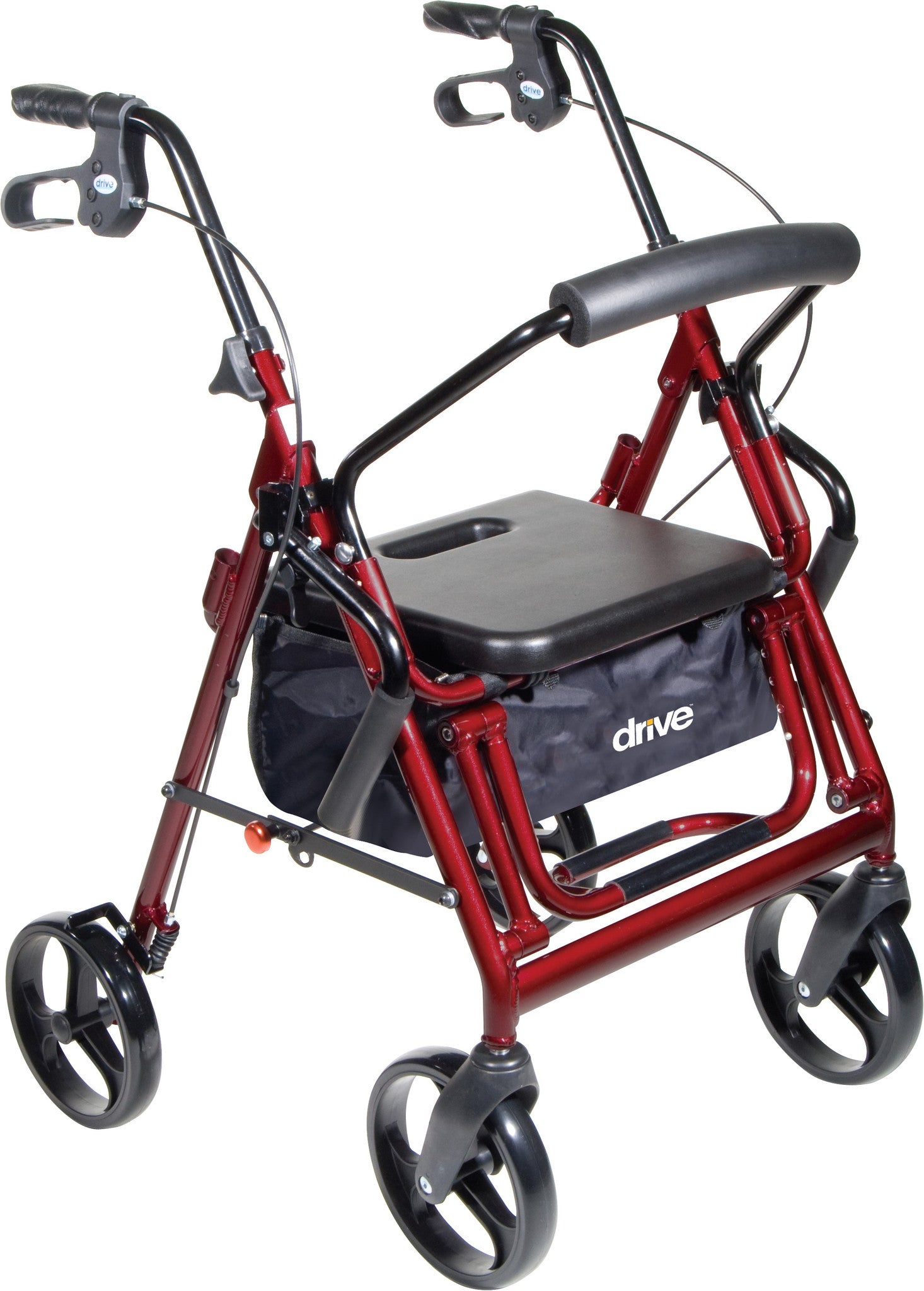 Duet Rollator/Transport Chair, 8" Casters