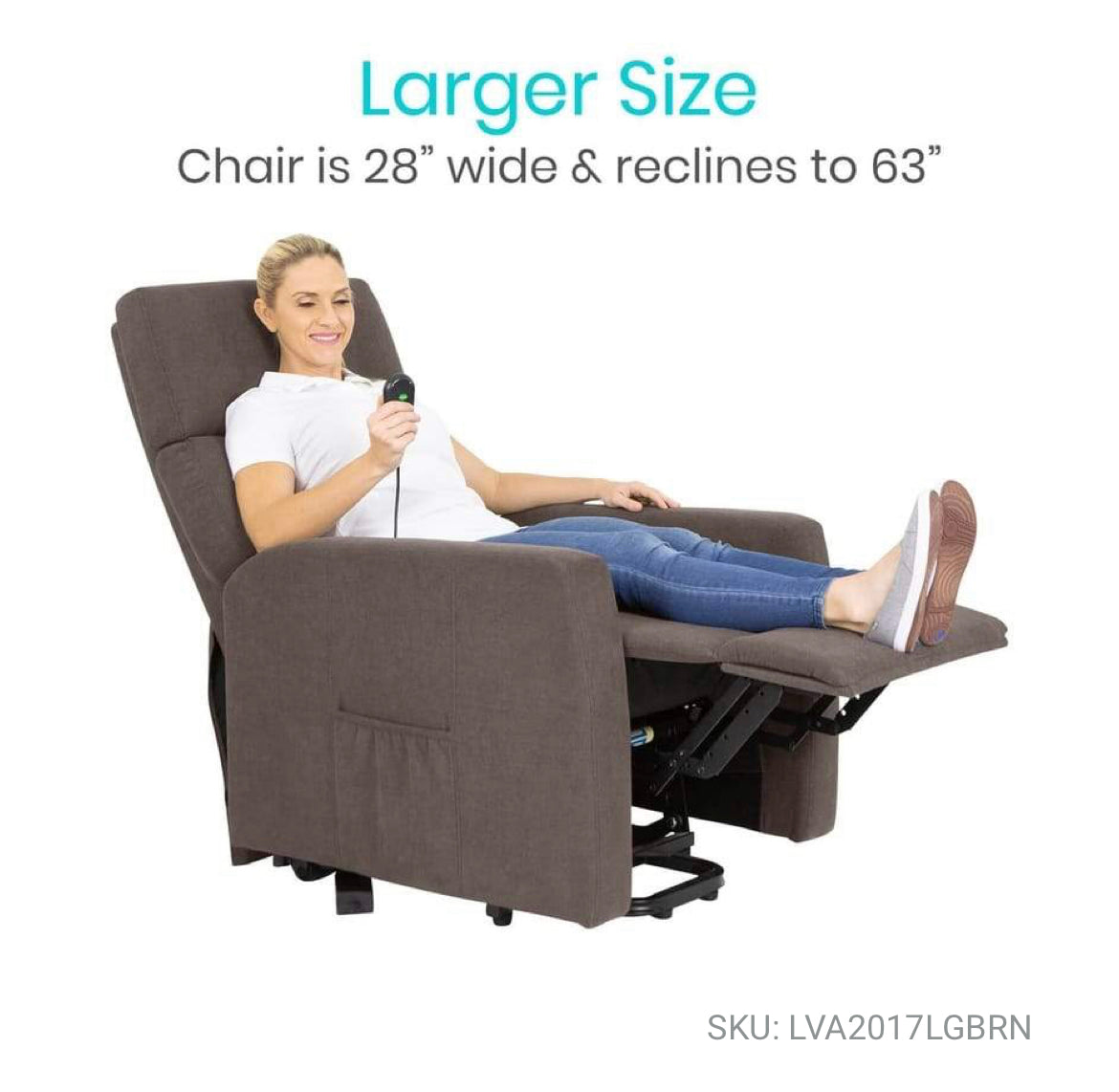 Large Electric Massage Lift Chair -3 Position