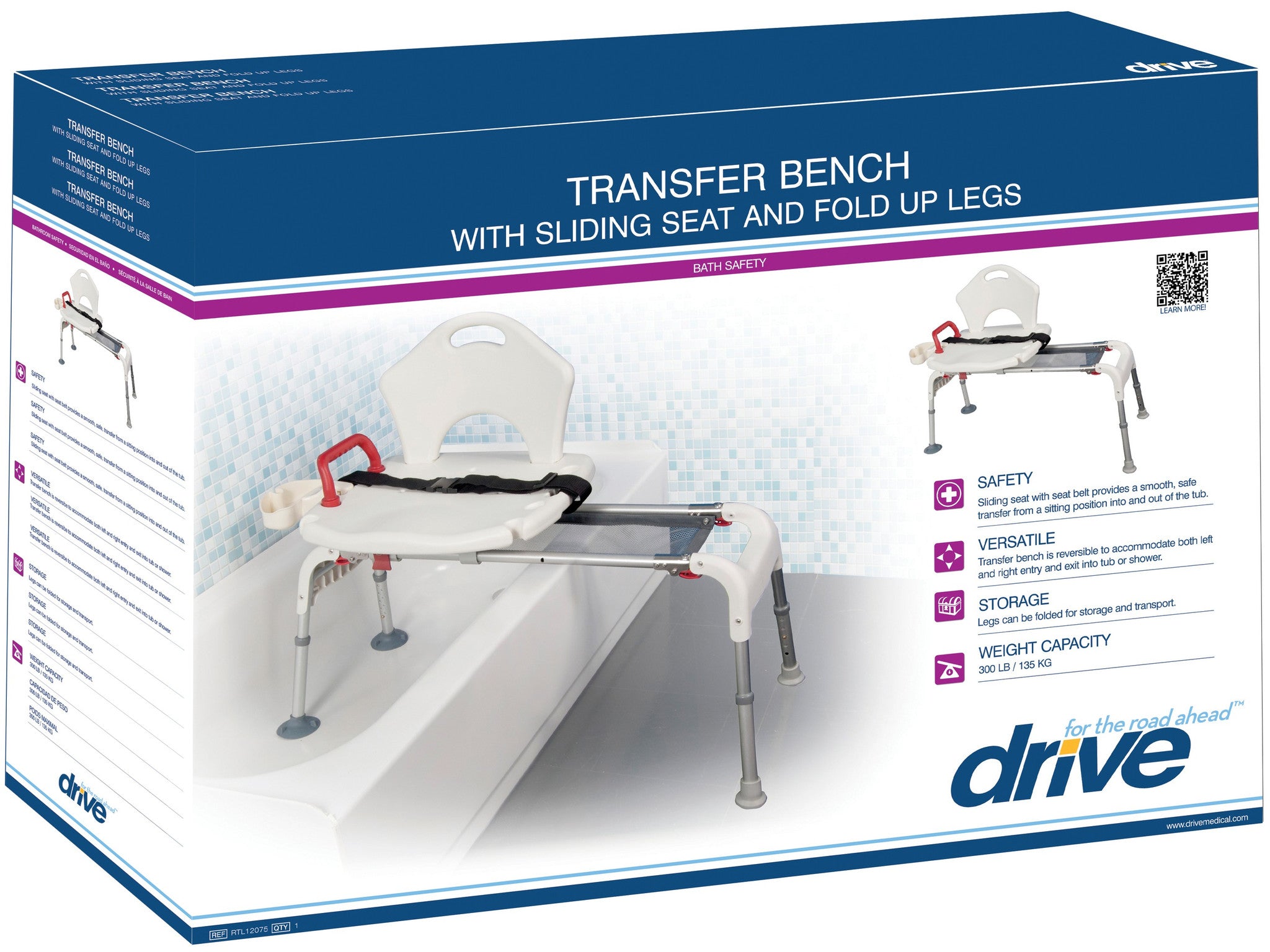 FOLDING UNIVERSAL SLIDING TRANSFER BENCH